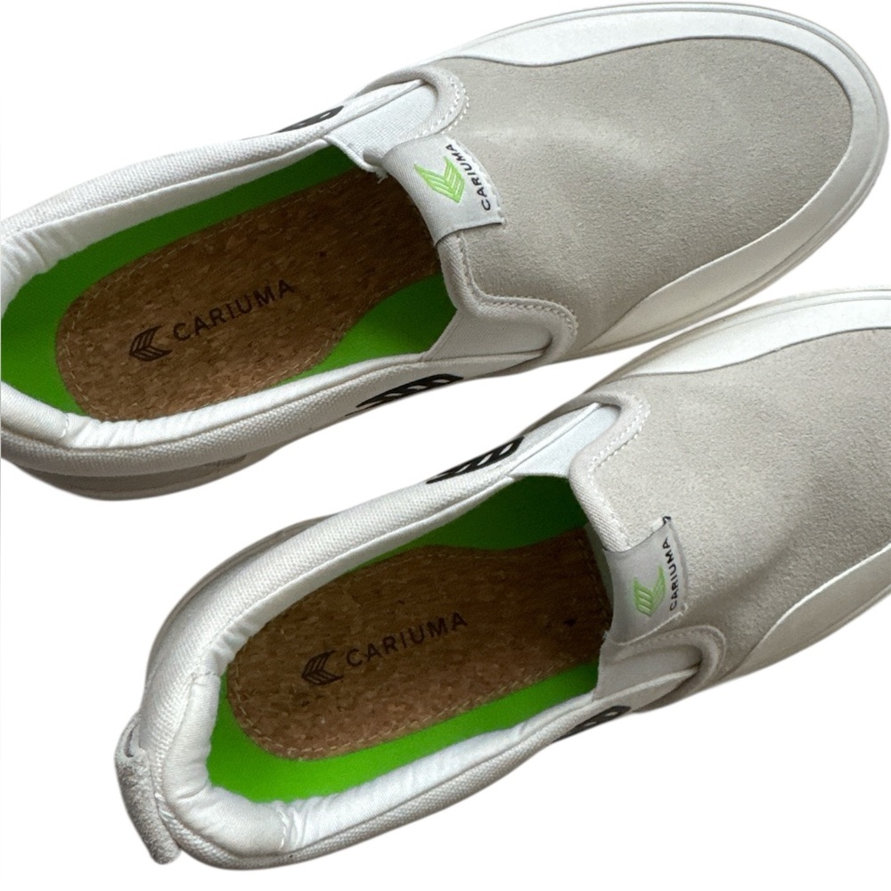 Cariuma slip on PRO skate off white canvas suede sneaker New Men’s 8 Women’s 9.5 - Picture 7 of 10